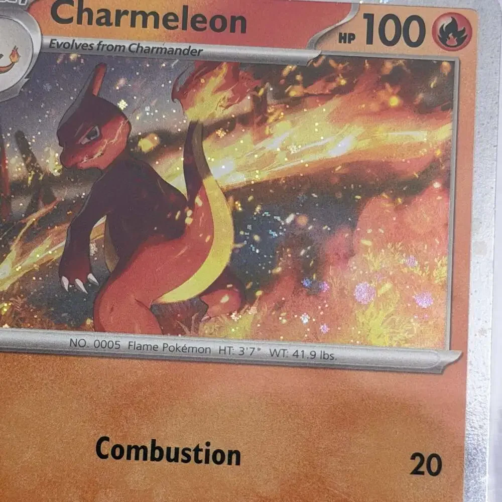 Charmeleon Cosmos Holofoil 005/165 Pokémon Scarlet & Violet: 151